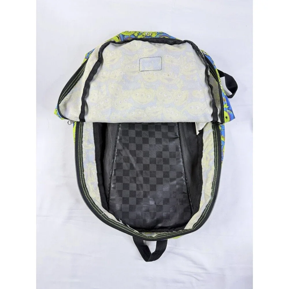 RARE Vans Toy Story Backpack Aliens with Hidden Buzz Lightyear Disney Pixar